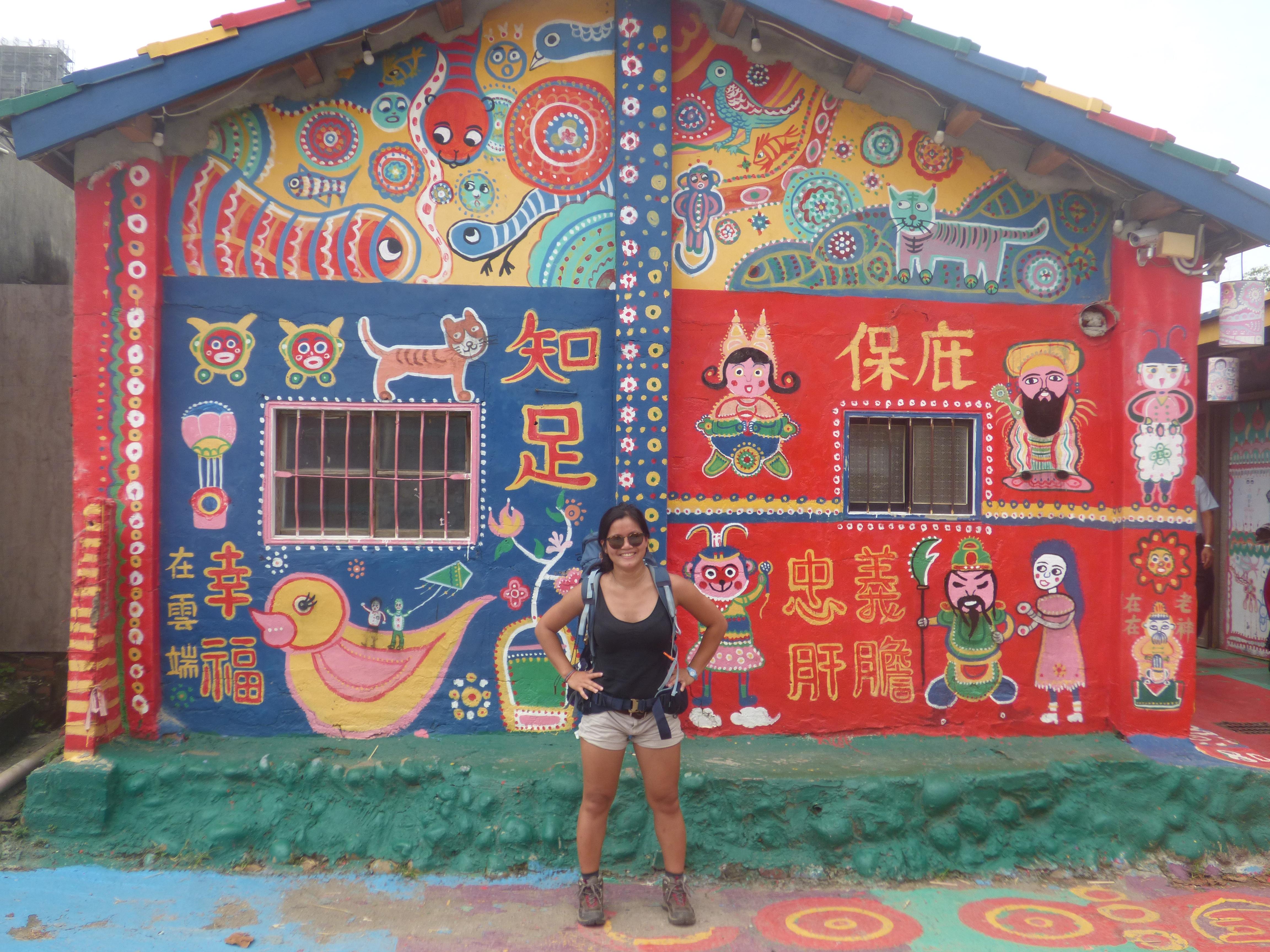 Clarhà, en 2019, lors de son échange universitaire à Taïwan